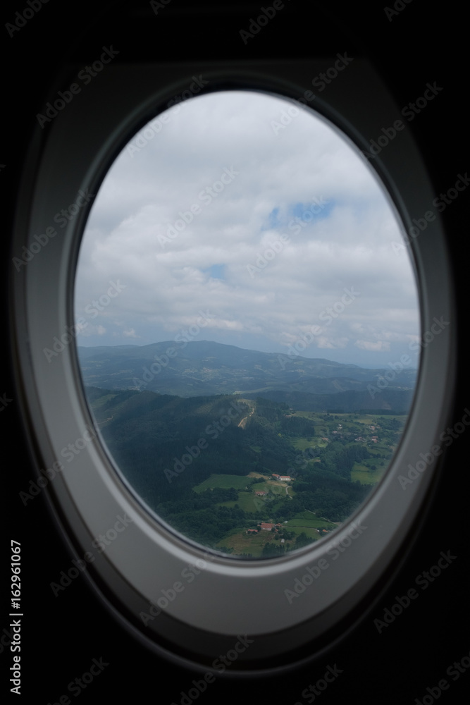 Airplane window Airplane window