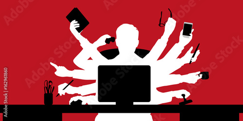 homme d’affaire - travail - bureau - homme - travaillant - professionnel - succès