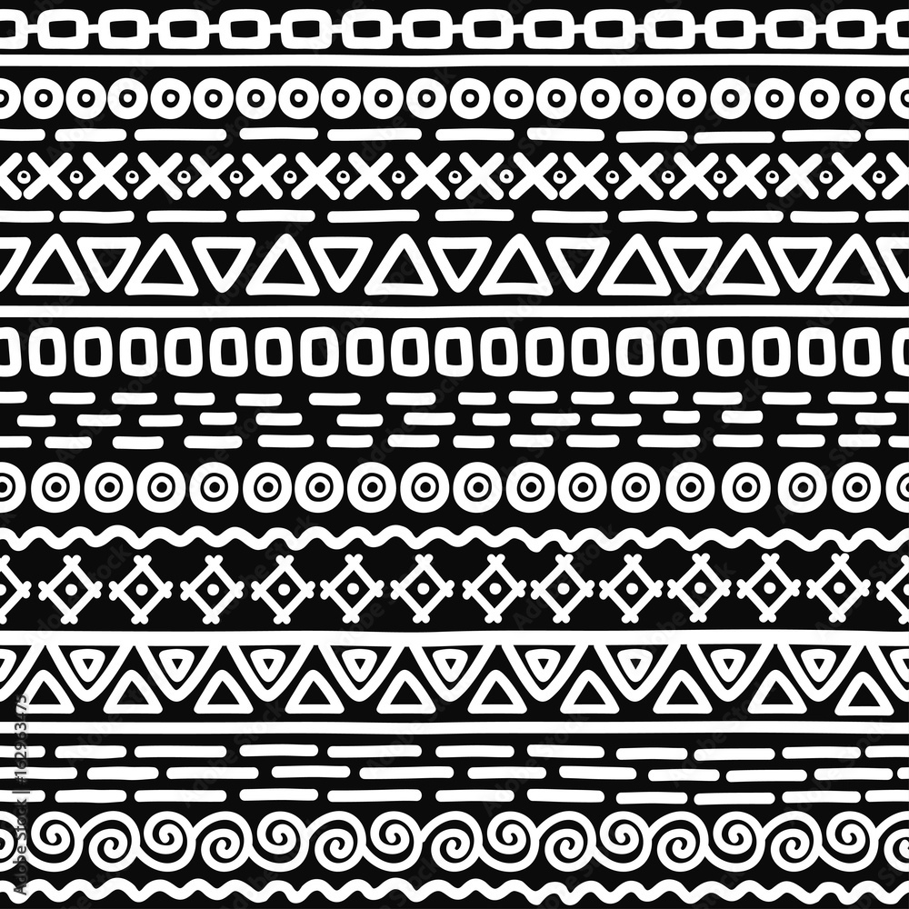 Hand drawn seamless pattern Hand drawn seamless pattern