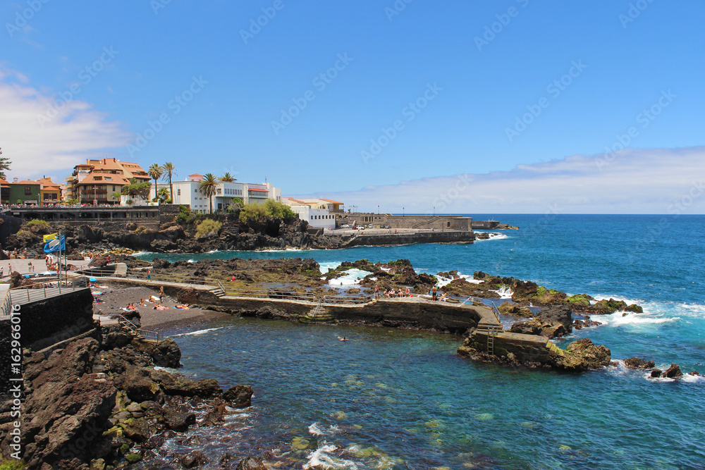 Naklejka premium Playa de San Telmo, Puerto de la Cruz
