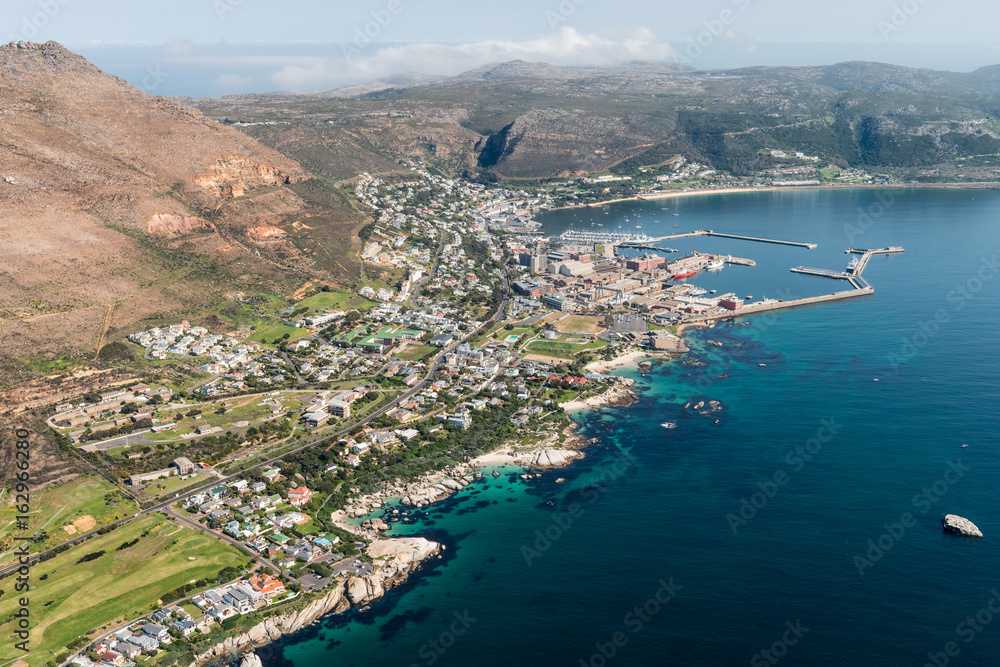 Aerial view of Simonstown (South Africa)