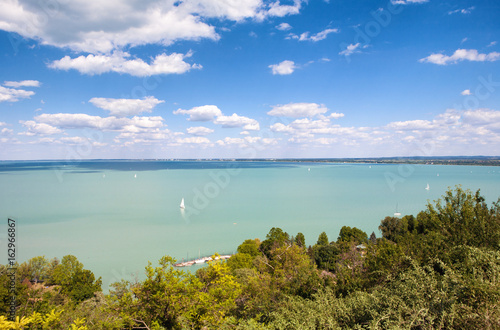 Wallpaper Mural Panoramic view of Lake Balaton from Tihany in Hungary Torontodigital.ca