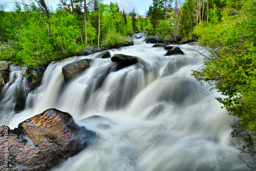 Waterfall on Popo Agie River