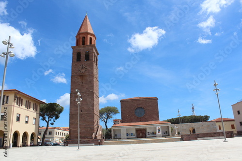 Campanile chiesa Carbonia photo