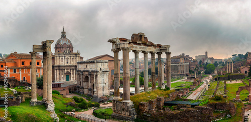 Roman Forum, Rome's historic center, Italy