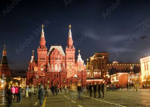 State Historical Museum on Red Square in Moscow, Russia