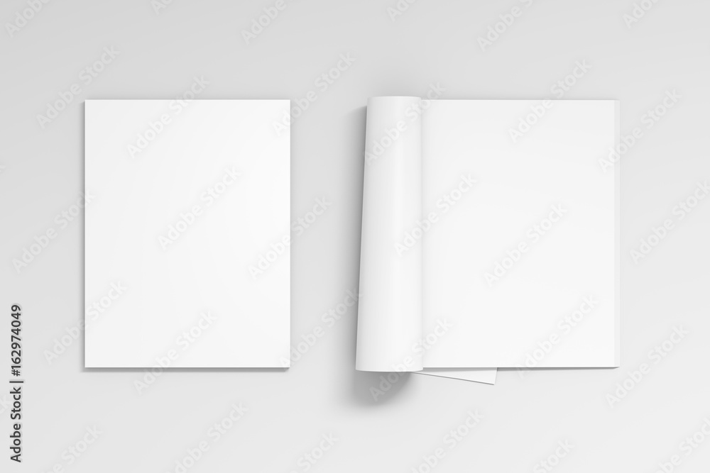 Glossy Paper Magazine