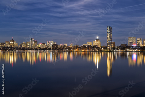 Boston Skyline Night