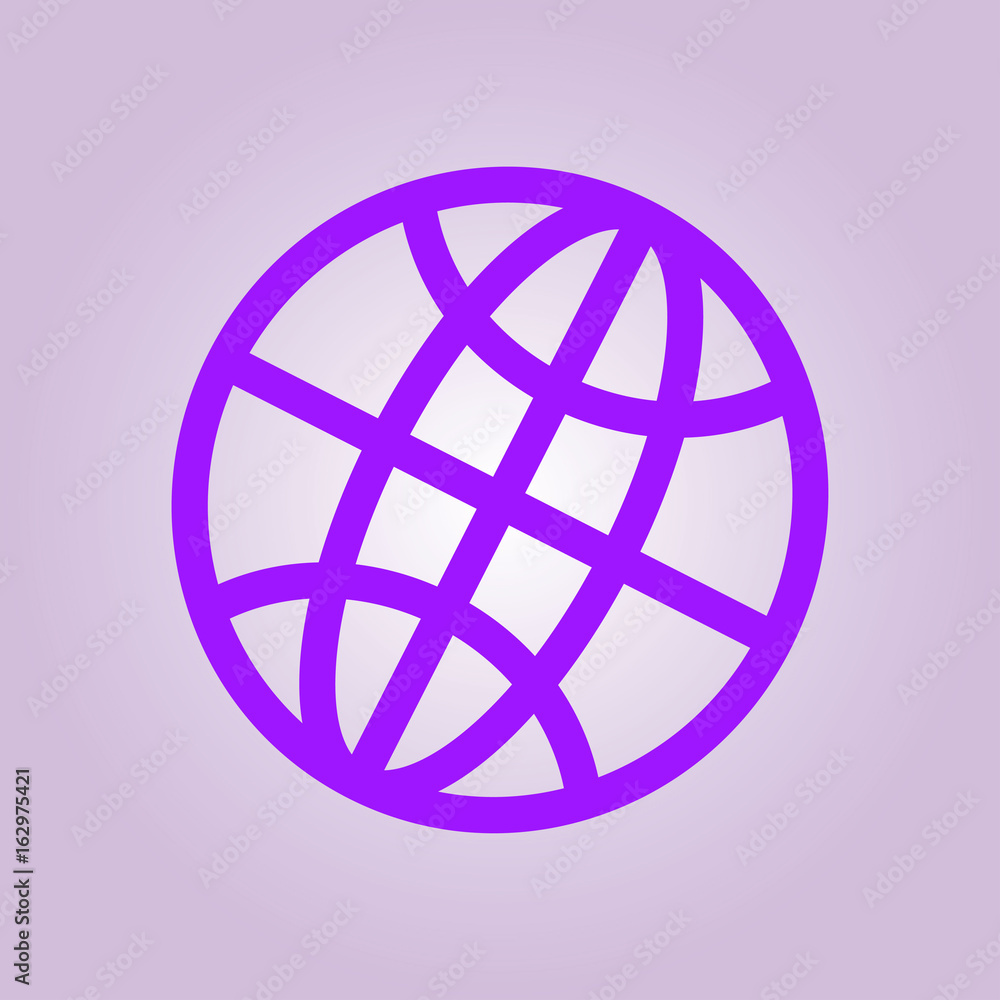 Globe icon. Flat design style Earth vector icons. Globe icon. Flat design style Earth vector icons.