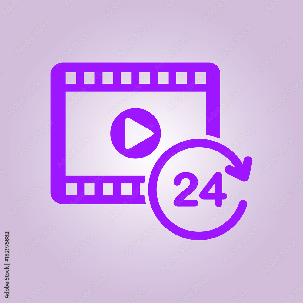 Streaming video symbol. Movie premiere. Live video Calendar. Streaming video symbol. Movie premiere. Live video Calendar.