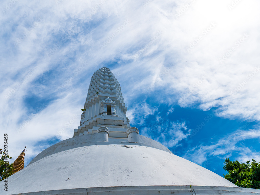 Great pagoda against blue sky