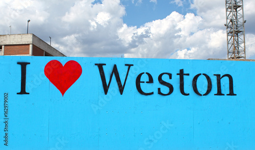 Obraz na plátně I <3 Weston