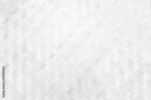 White Bamboo Mat Background.