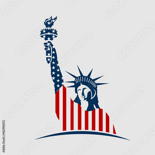 American Liberty Statue Graphic