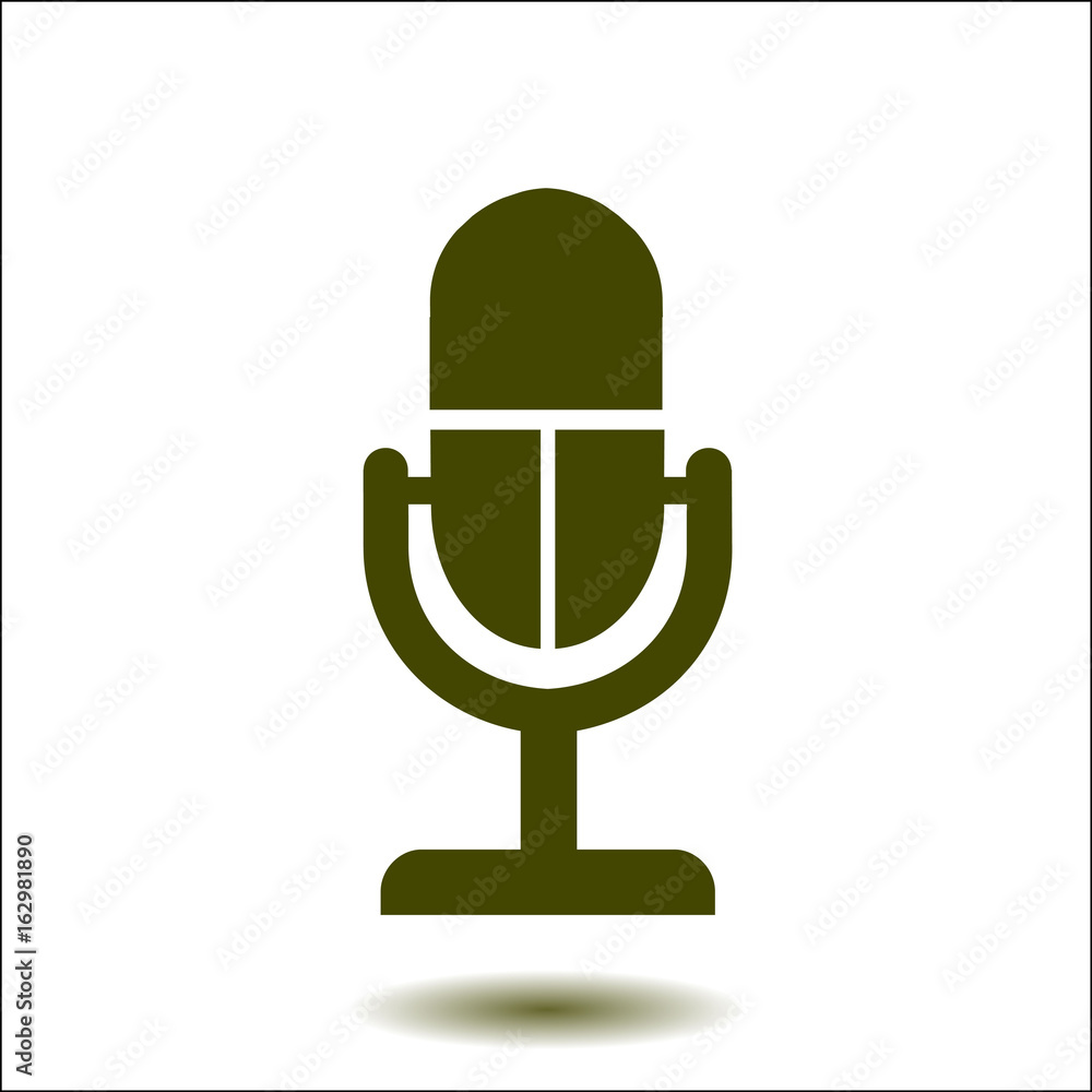 Speaker icon. Live music sign. Flat design style. Speaker icon. Live music sign. Flat design style.