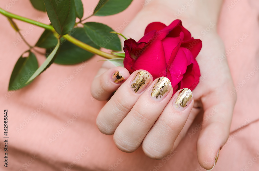 tinovo #nailarttutorial 𝐑𝐎𝐒𝐄-𝐌𝐀𝐍𝐂𝐄 ✨🌹 Enjoy our new Valent... |  Nail Arts | TikTok