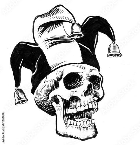 Obraz na płótnie Jester skull