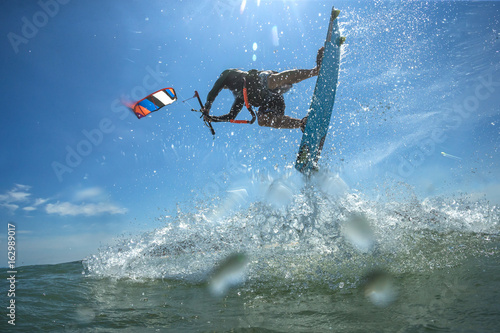 Kite surfing. photo