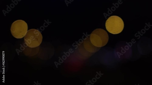 Luz  de carretera  bokeh