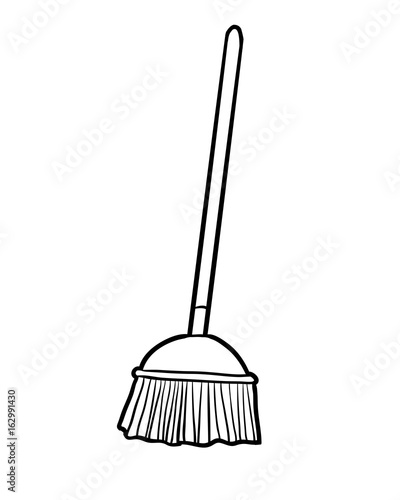 Coloring book, Broom
