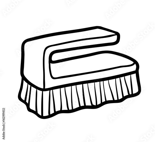 Coloring book, Cleaning hand brush