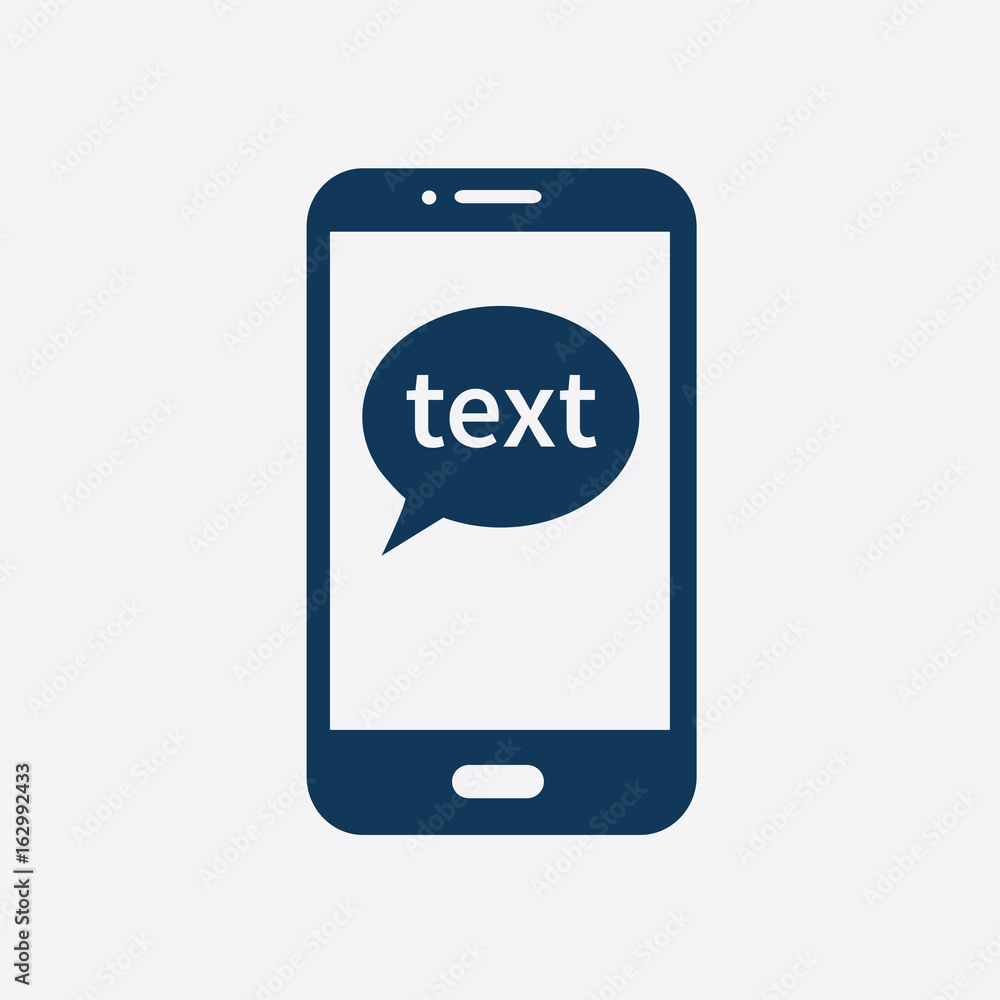Mobile chatting icon.Mobile Phone Representing Web Chatting And Dialog. Mobile chatting icon.Mobile Phone Representing Web Chatting And Dialog.