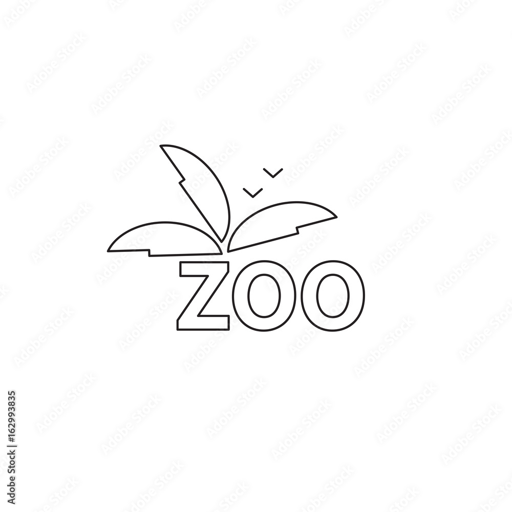 Zoo line icon Zoo line icon