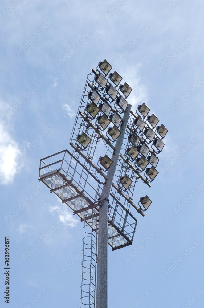 Foto Stock Torre faro da stadio | Adobe Stock