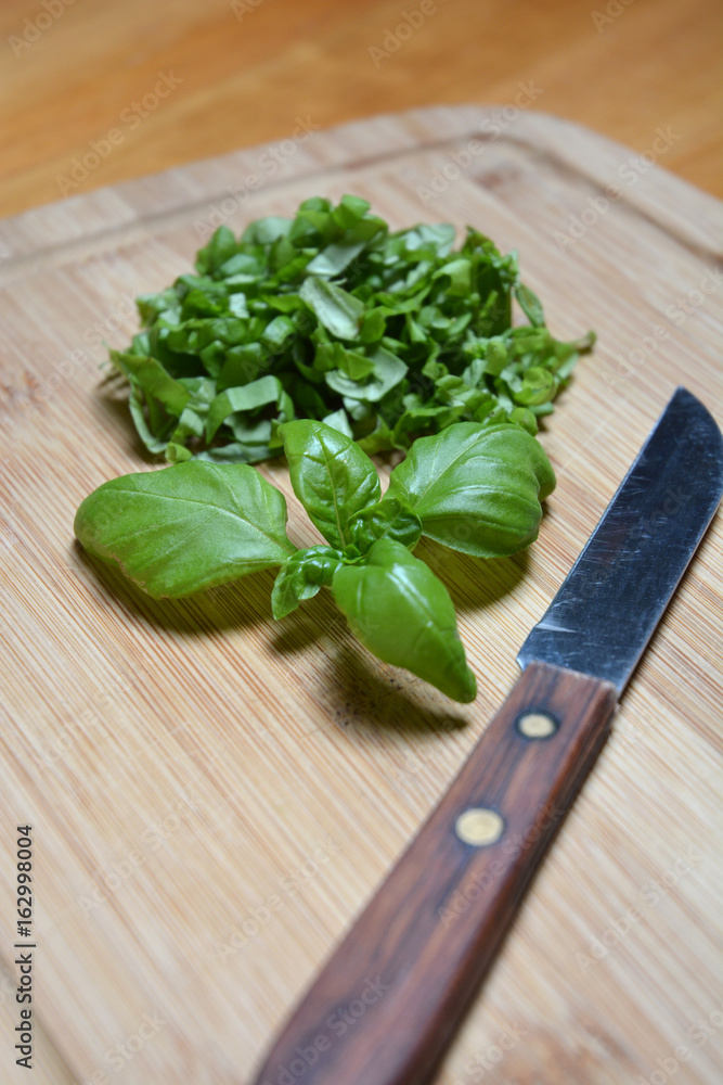 Basil leaves close up Basil leaves close up