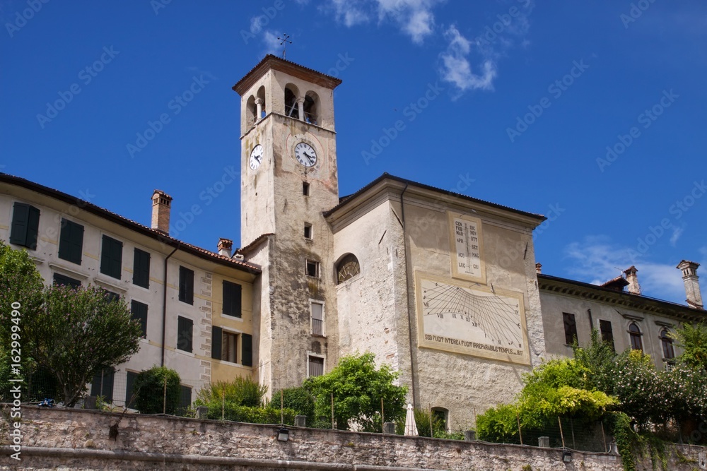 Feltre, Belluno Italia particolari del centro storico medioevale - '900
