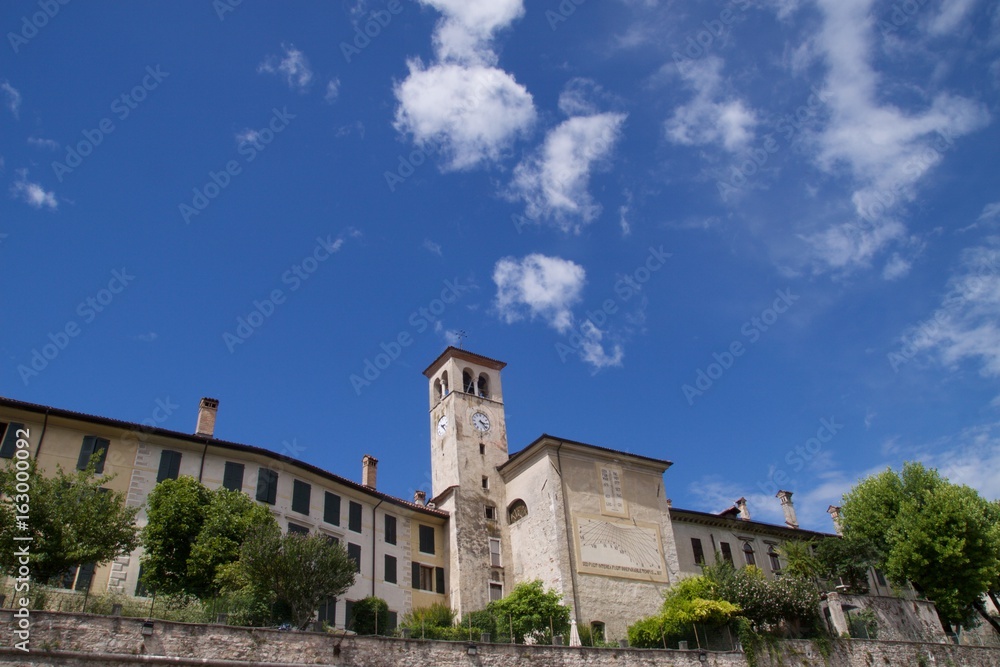 Feltre, Belluno Italia particolari del centro storico medioevale - '900