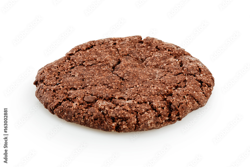 Chocolate chip cookie isolated on white background Chocolate chip cookie isolated on white background