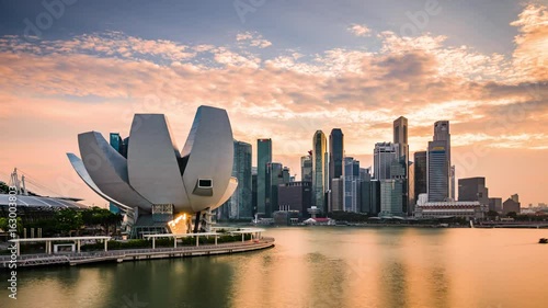 Singapore marina skyline photo