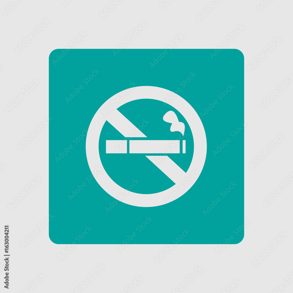 No smoke icon. Stop smoking symbol. Vector illustration. Filter-tipped cigarette. Icon for public places. No smoke icon. Stop smoking symbol. Vector illustration. Filter-tipped cigarette. Icon for public places.