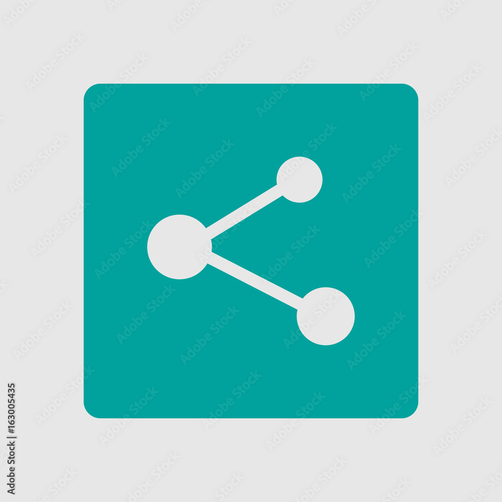 Share sign icon. Vector of flat design style. Share sign icon. Vector of flat design style.