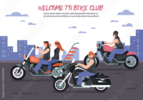 Biker Club Background