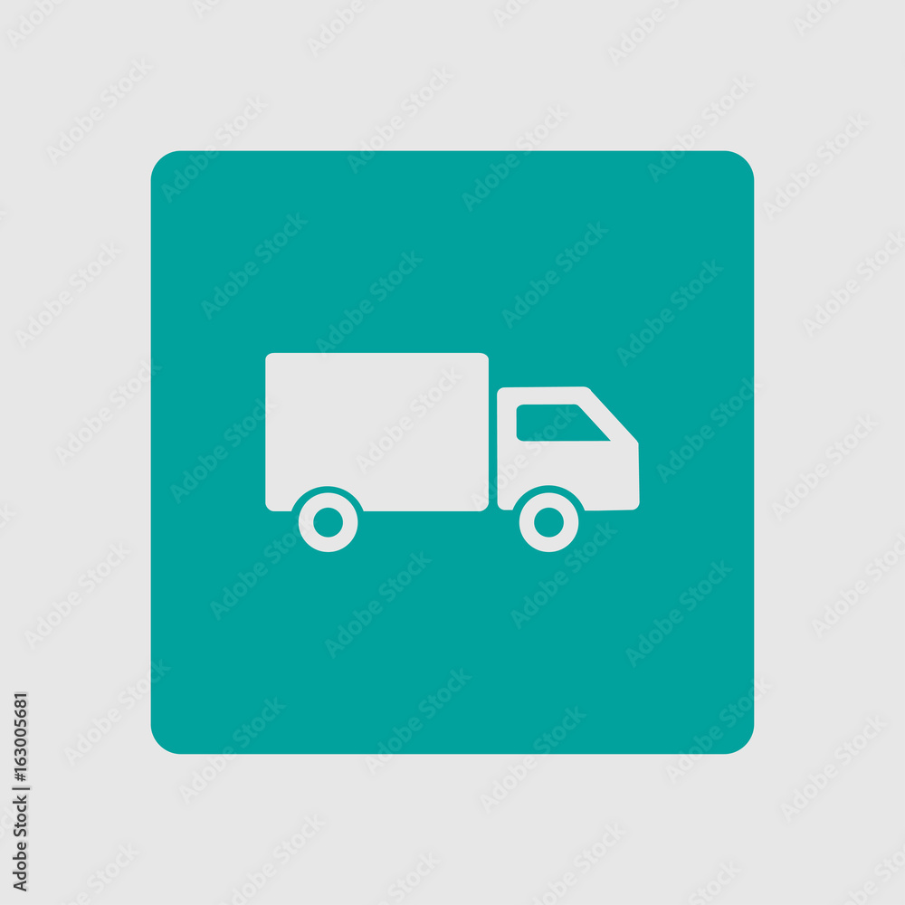 Delivery truck sign icon. Cargo van symbol. Shipments and free delivery. Flat style. Vector. Delivery truck sign icon. Cargo van symbol. Shipments and free delivery. Flat style. Vector.