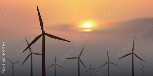 éolienne - énergie renouvelable - environnement - énergie - électricité - champ d’éoliennes