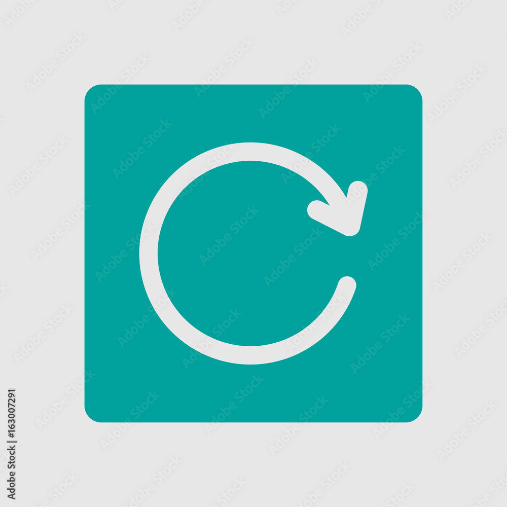 Ciircular arrow sign vector icon.The arrow that moves to the right. Ciircular arrow sign vector icon.The arrow that moves to the right.