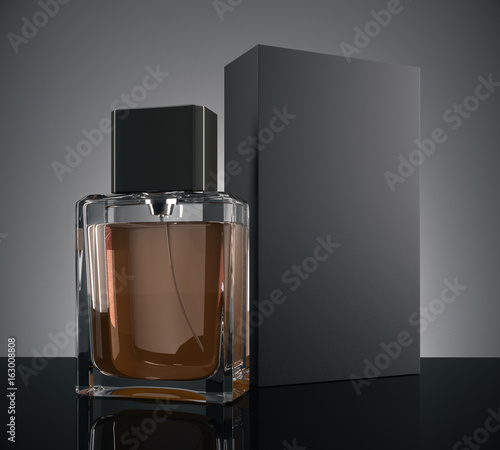 Male perfume ad concept