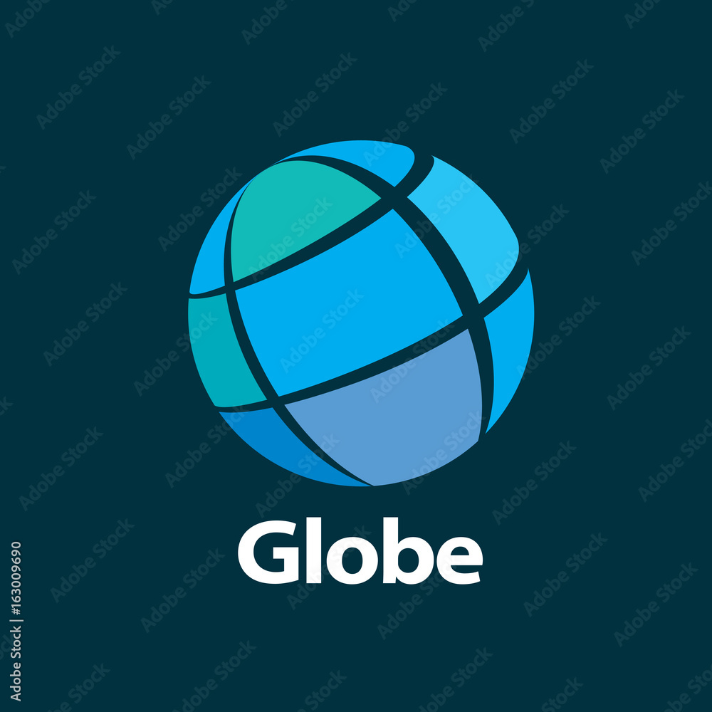 vector logo globe vector logo globe