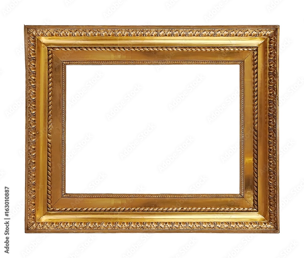 Gold frame for paintings, mirrors or photos