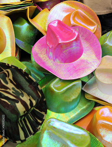 Colorful hats for carnival photo