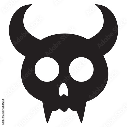 Halloween spooky black