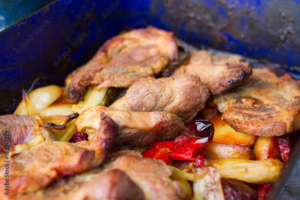 delicious roasted pork delicious roasted pork