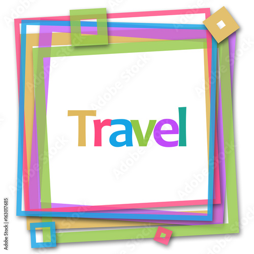Travel Colorful Frame 