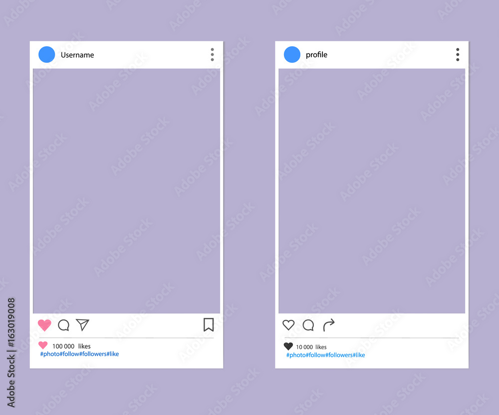 Foto Social network post place
