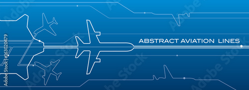 Abstract airport white lines composition, transportation aviation background, vector design wallpaper