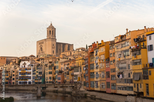 Panorama of Girona, Costa Brava, Catalonia, Spain. © Toniflap