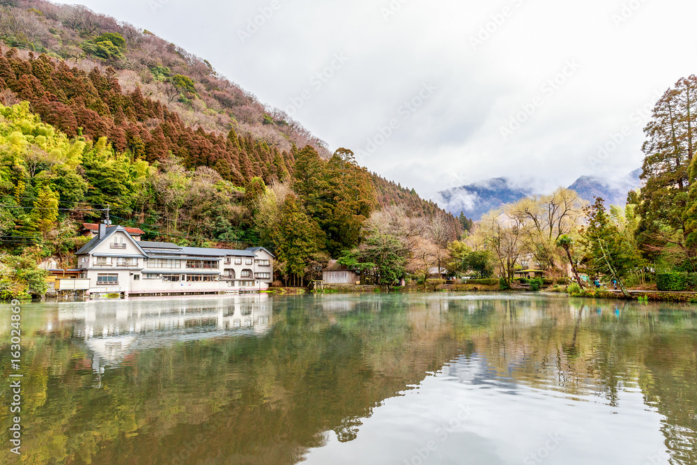 Scenic View of Kinrin Lake in Yufuin, Japan
